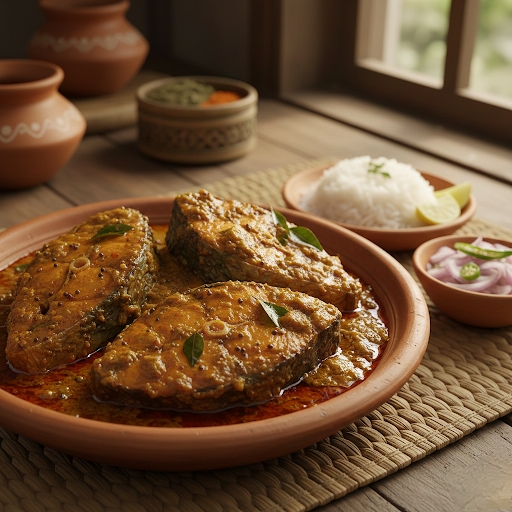 Fish (Sarson & lehsoon Gravy)